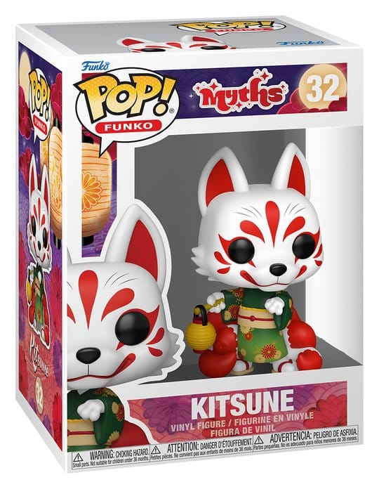 Funko-Legacy POP! Myths Vinyl Figures Kitsune 9 cm