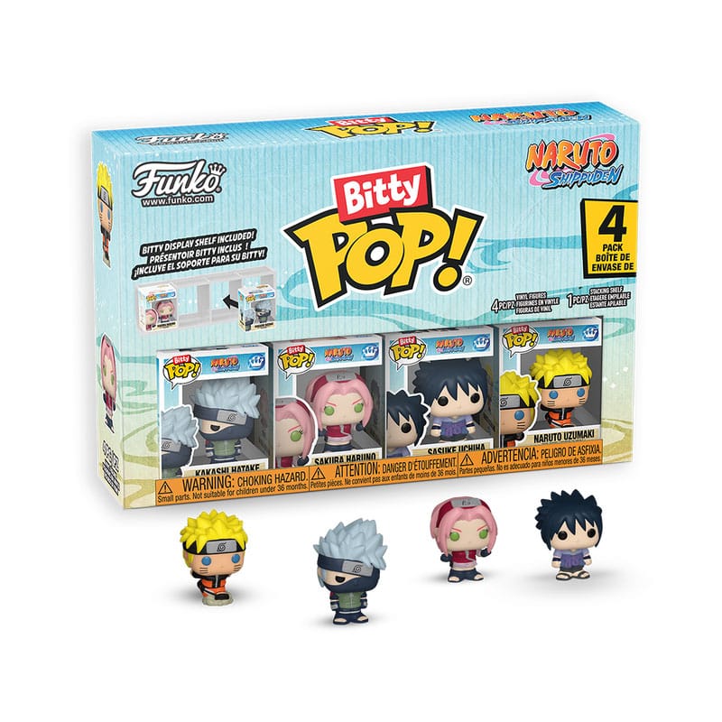 Naruto Shippuden Bitty POP! Vinyl Figure 4-Pack Team 7 w/CH 2,5 cm