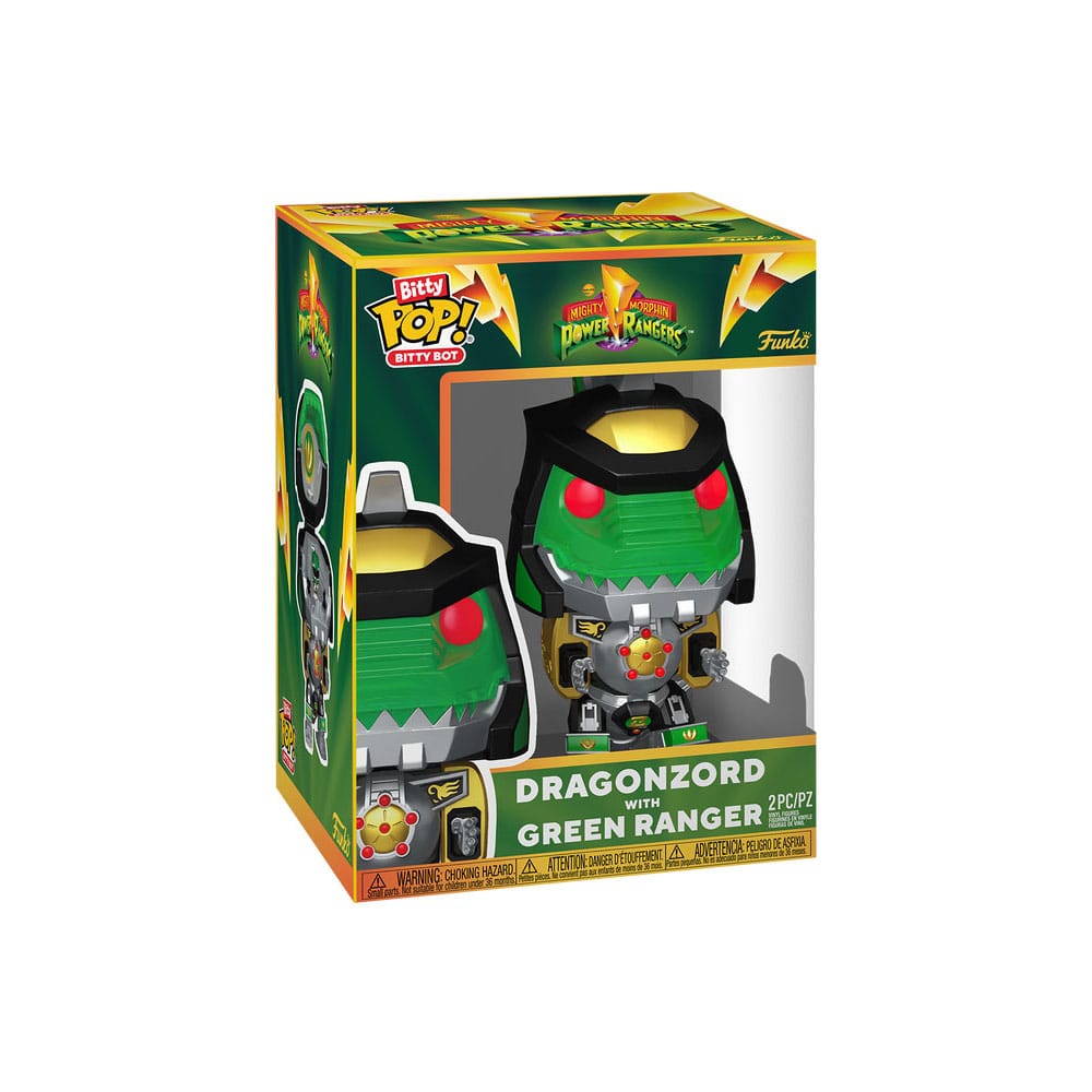 Hasbro Bitty POP! Bots Figure PR- Dragon Zord w/GR Ranger 11,7 cm