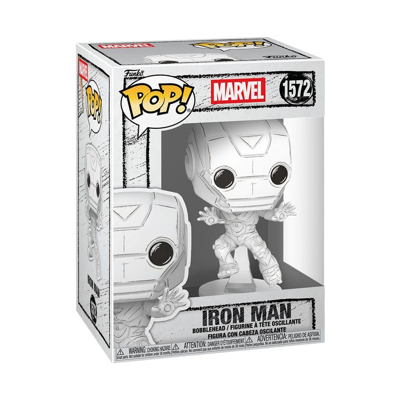 Marvel POP! Vinyl Figure Sketched - Iron Man 9 cm