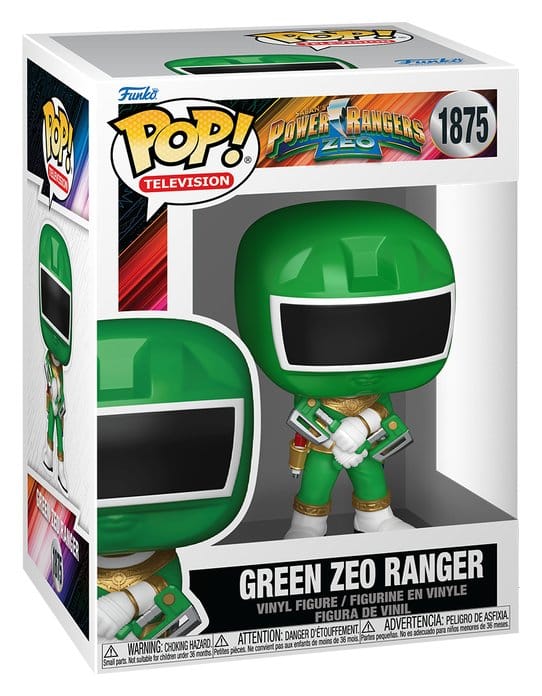 Power Rangers Zeo POP! Movies Vinyl Figures Zeo Ranger Green 9 cm
