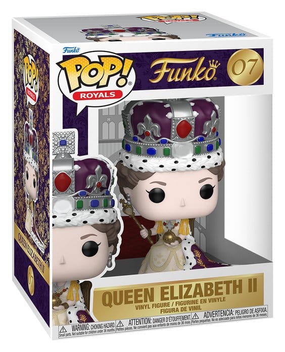 Queen Elizabeth II POP! Premium Vinyl Figure 100th- Queen Elizabeth II (Coronation) 9 cm