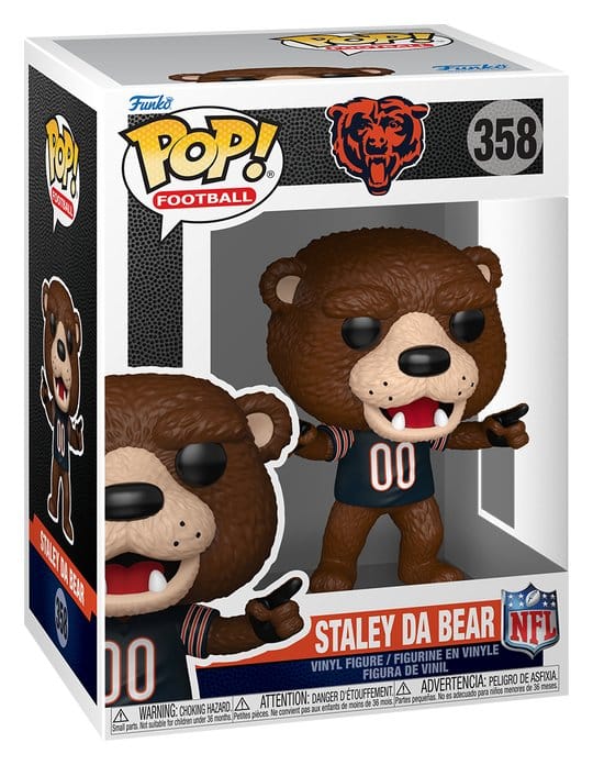 NFL POP! Vinyl Figure Mascots: Bears- Staley 9 cm