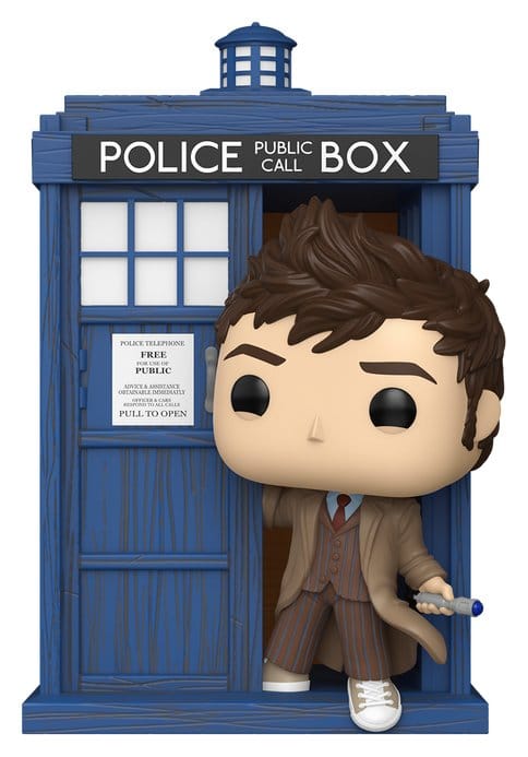 Doctor Who POP! Rides Deluxe Vinyl Tenth Doctor with TARDIS 9 cm