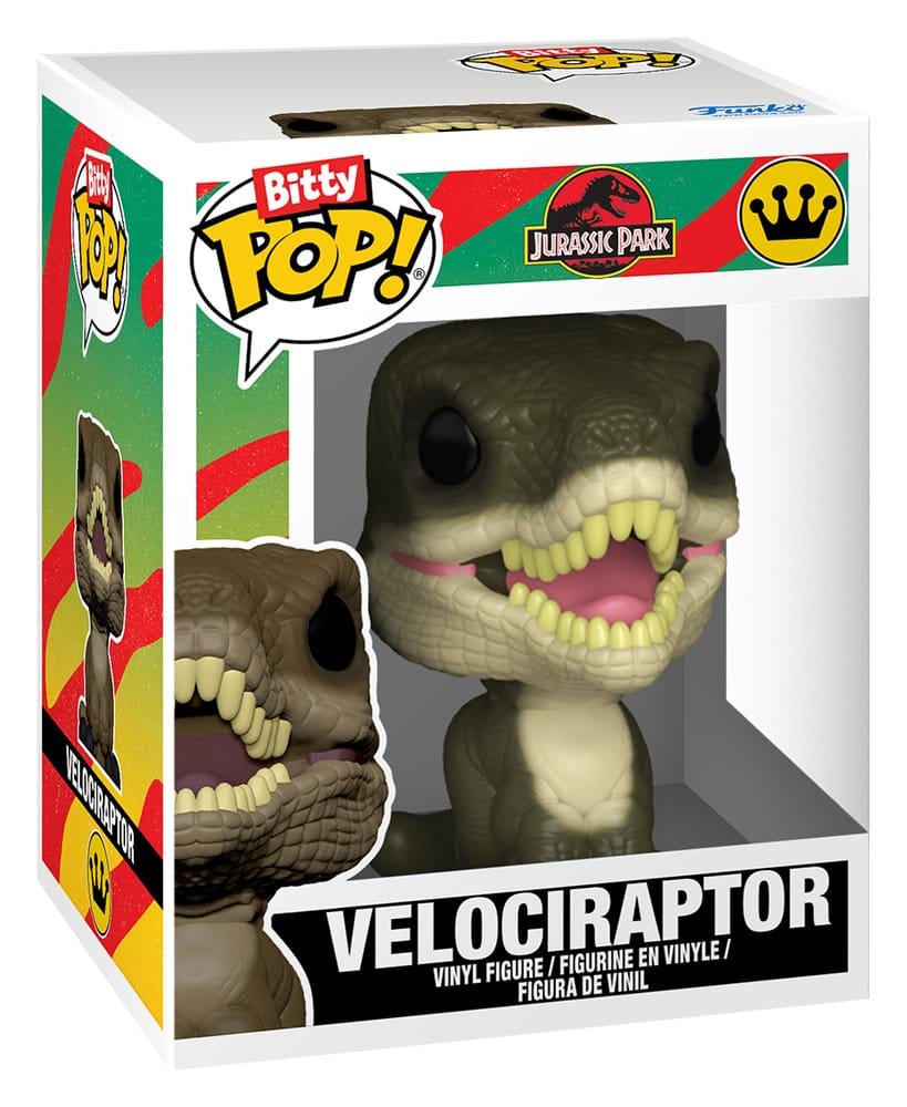 Jurassic Park Bitty POP! Vinyl Figure 2-Pack Velociraptor & Brachiosaurus 2 cm