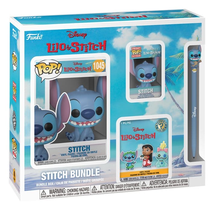 Lilo & Stitch POP! Vinyl Figure 4-Pack Stitch Bundle 9 cm