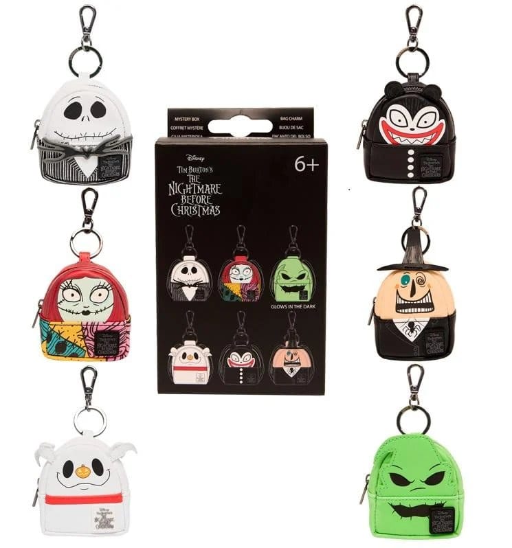 Nightmare Before Christmas by Loungefly Keychains Mini Backpack Classic Blind Box Assortment (15)