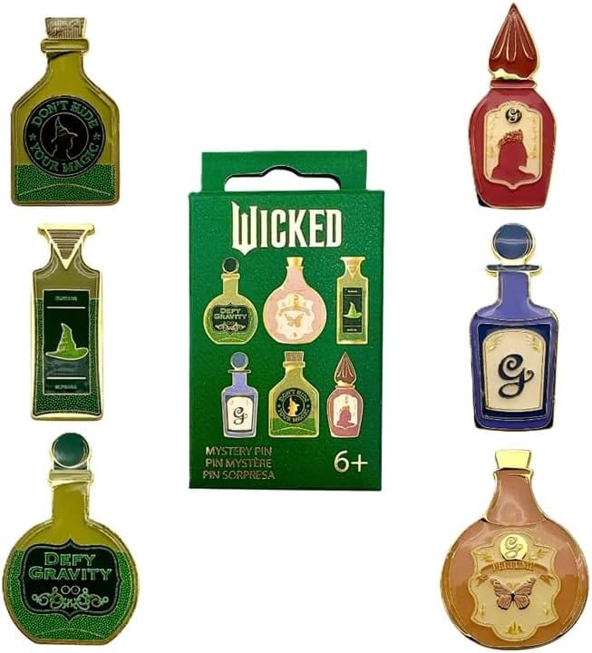 Wicked Enamel Pins Potion Bottles Blind Display (18)