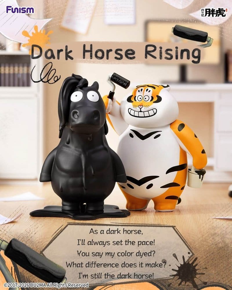Alexander The Fat Tiger Blind Box Mini Figures The Real Crazy Horse Display (8)