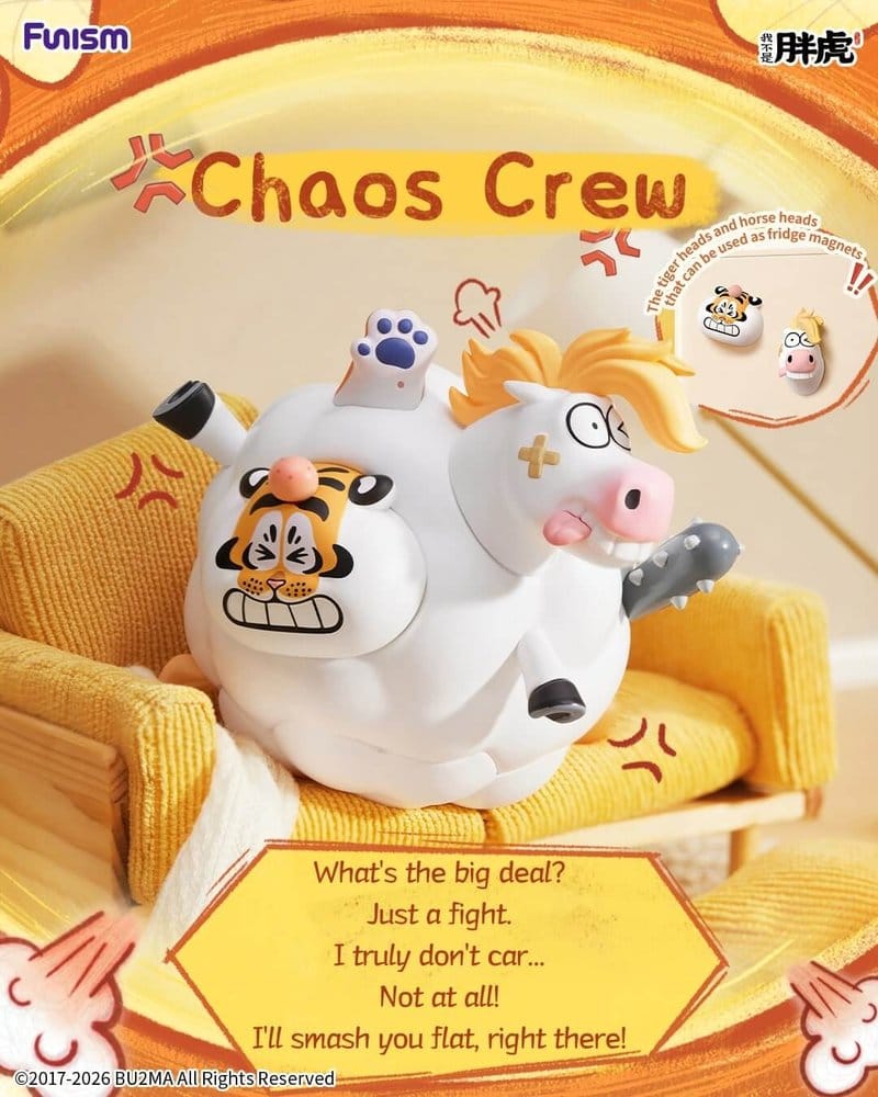Alexander The Fat Tiger Blind Box Mini Figures The Real Crazy Horse Display (8)