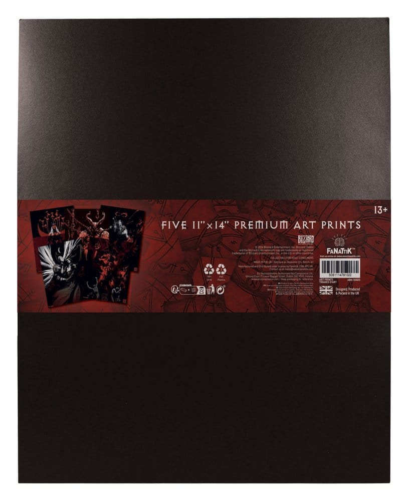 Diablo Art Print Set of Five Limited Edition 36 x 28 cm