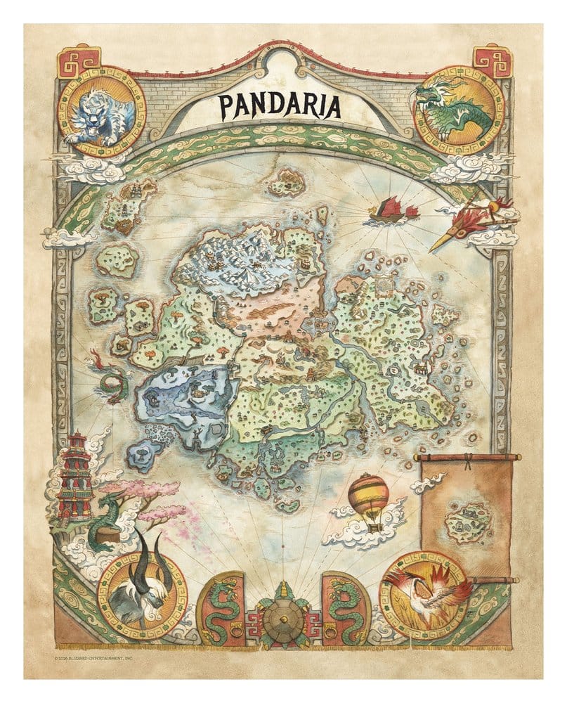 World of Warcraft Art Print Set Limited Edition 42 x 30 cm
