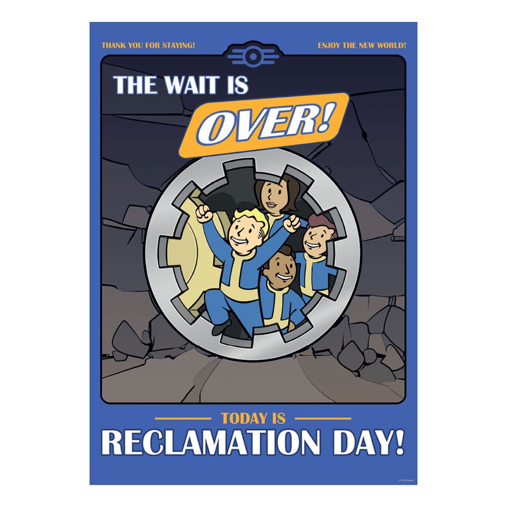 Fallout Art Print Reclamation Day Limited Edition 42 x 30 cm