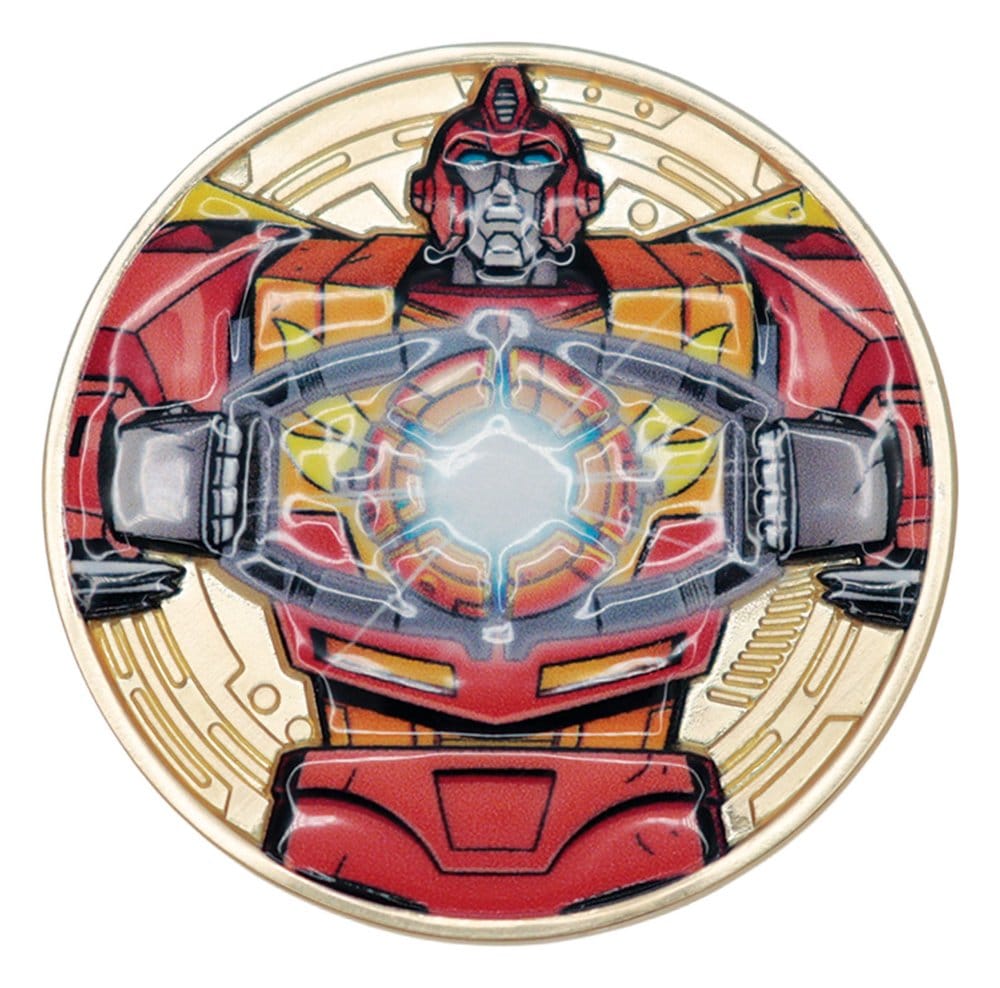 Transformers Collectable Coin The Movie 40th Anniversary Limited Edition 24k Gold Plated