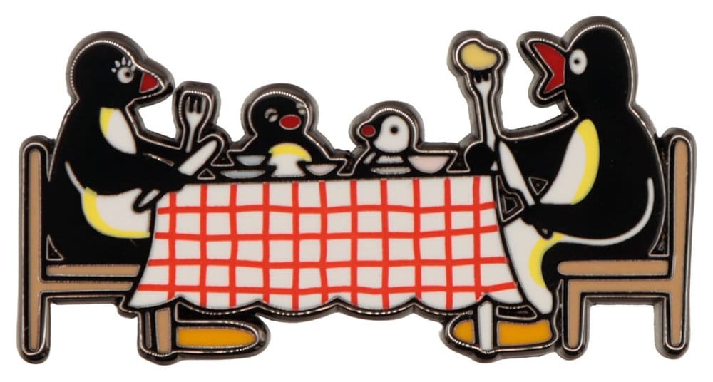 Pingu Mystery Pin Badges Blind Box Display (12)