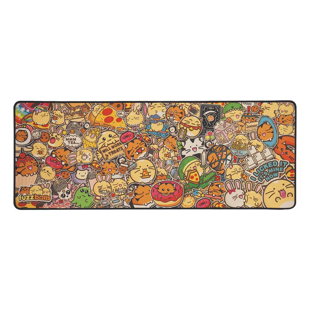 Fuzzballs Desk Pad & Coaster Set