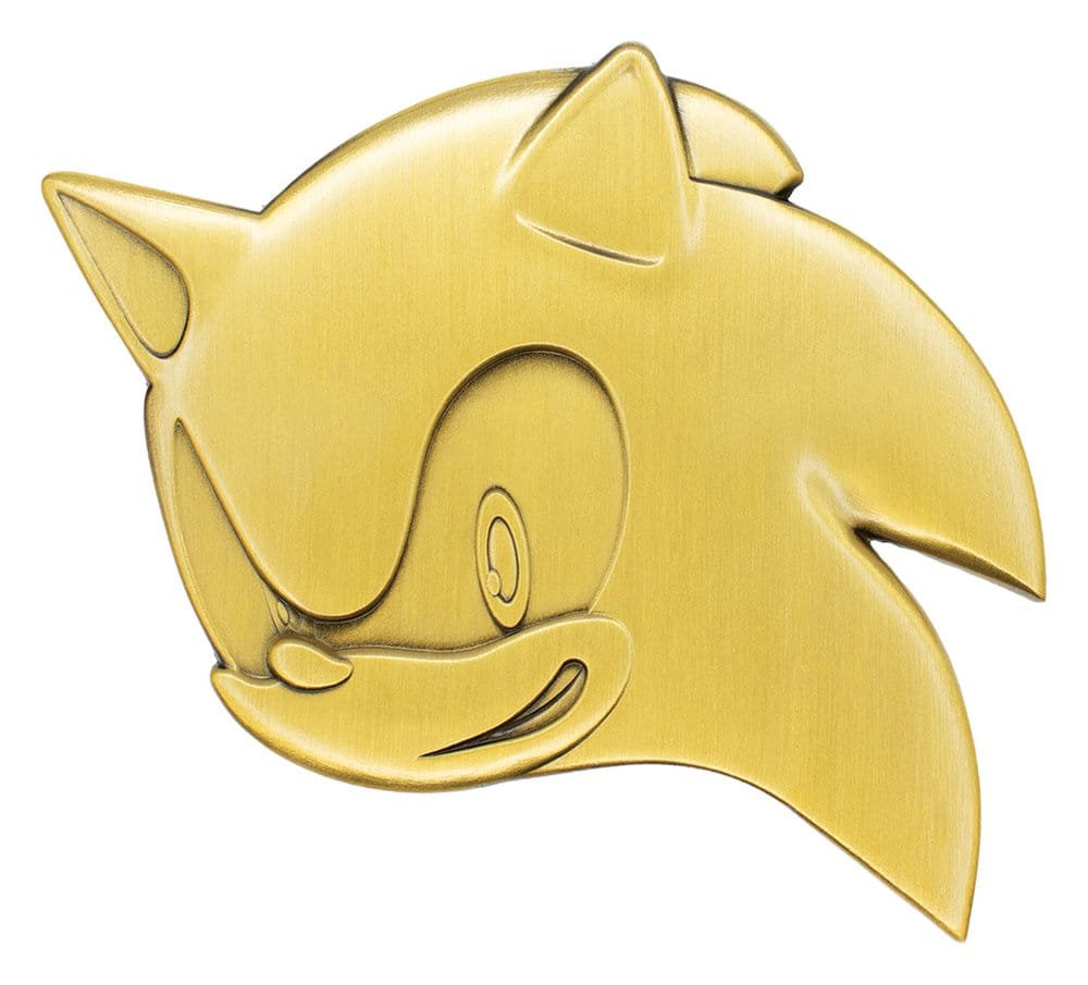 Sonic the Hedgehog Medallion Set 35th Anniversary Then & Now Limited Edition