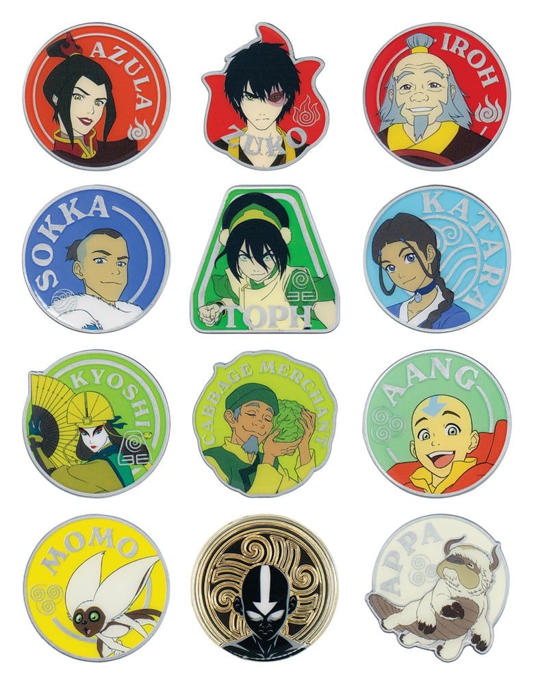 Avatar: The Last Airbender Mystery Pin Badges Blind Box Display (12)