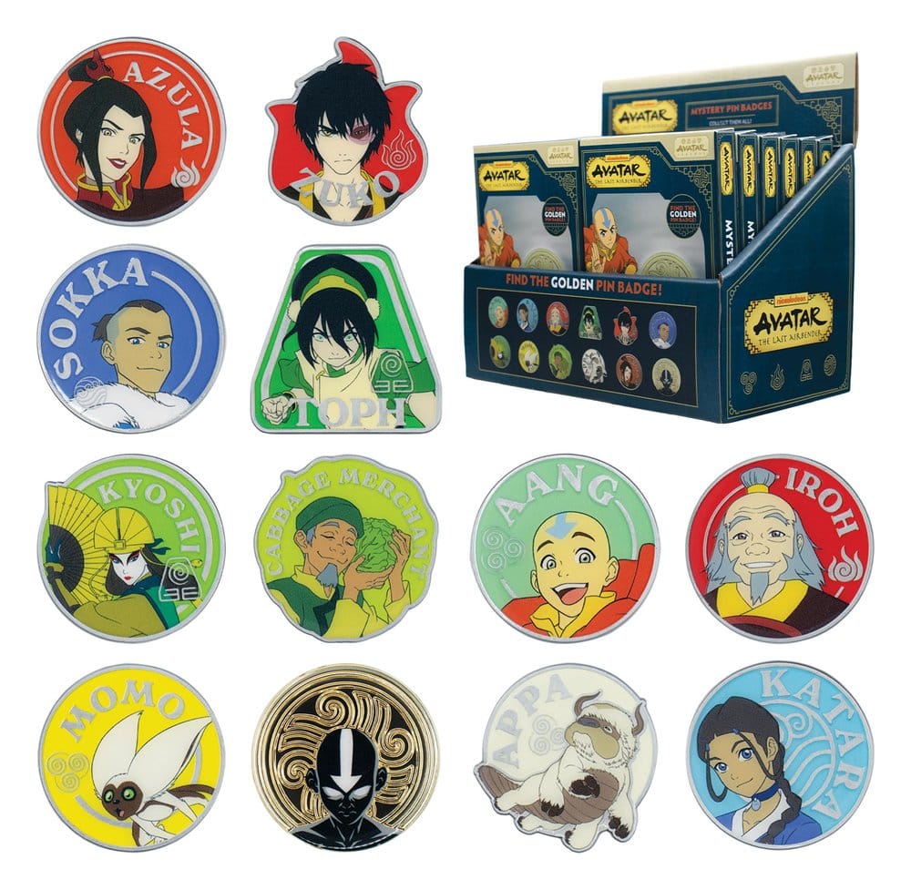 Avatar: The Last Airbender Mystery Pin Badges Blind Box Display (12)