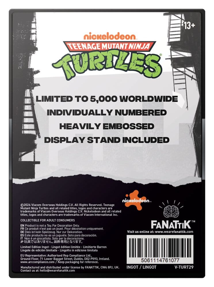 Teenage Mutant Ninja Turtles Ingot Villain Limited Edition
