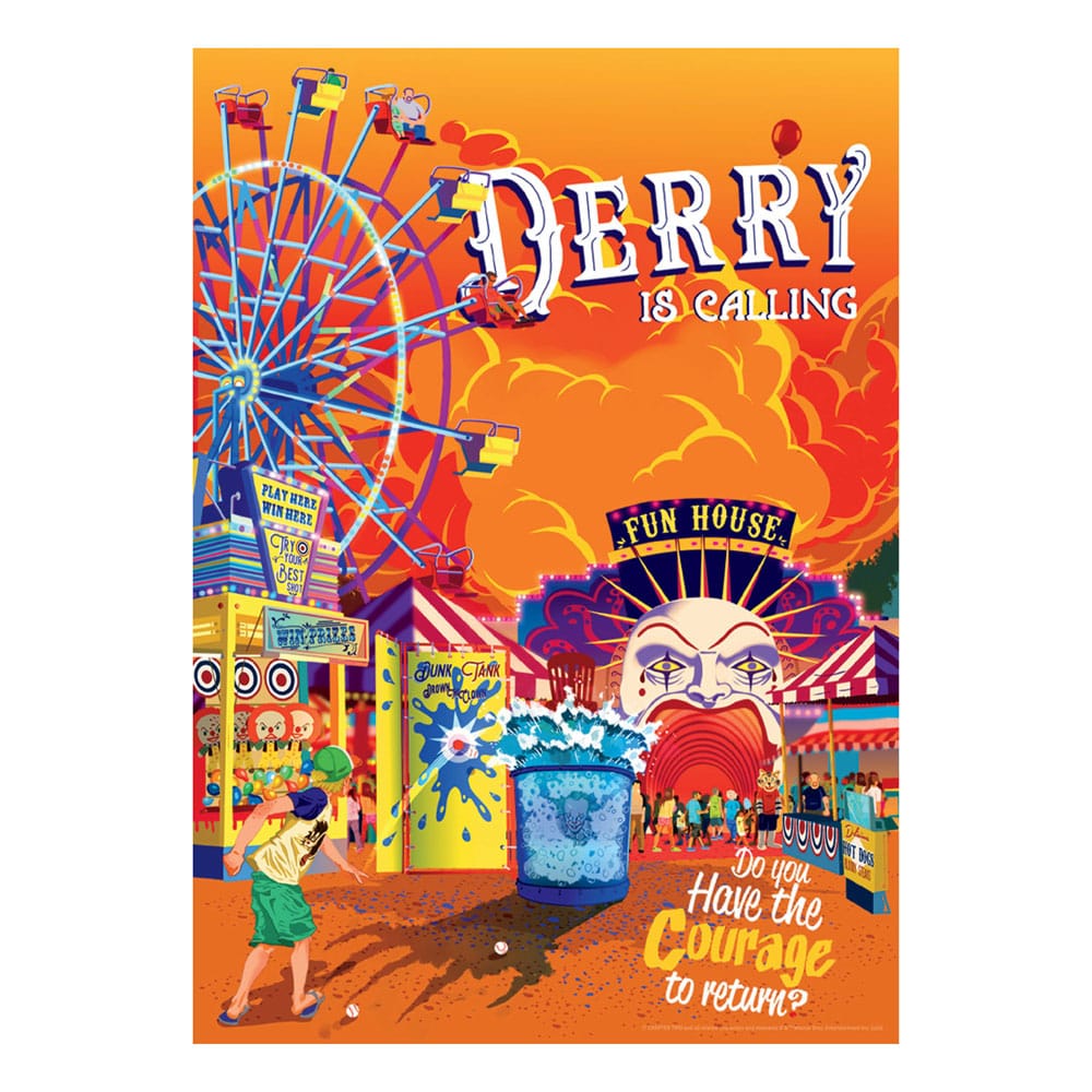 It Art Print Derry Limited Edition 42 x 30 cm