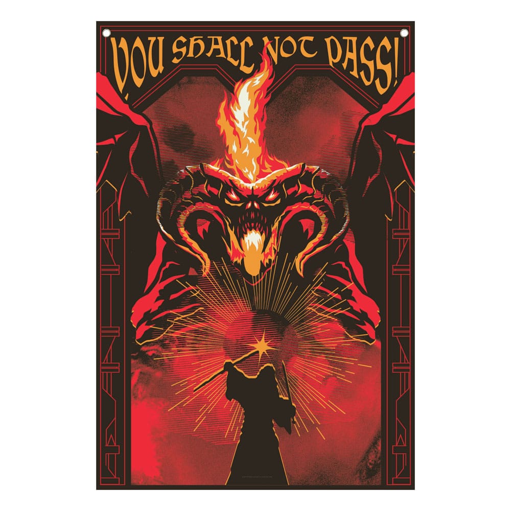 Lord of the Rings Wall Banner You shall not pass! 125 x 85 cm