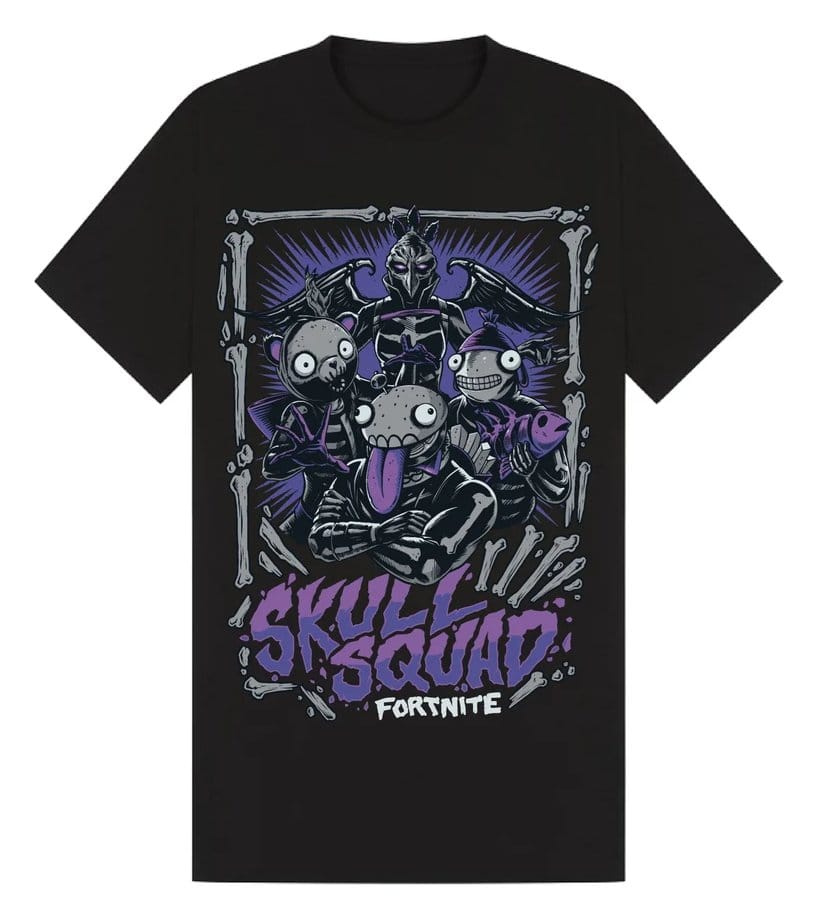 Fortnite T-Shirt Skull Squad Size XXL