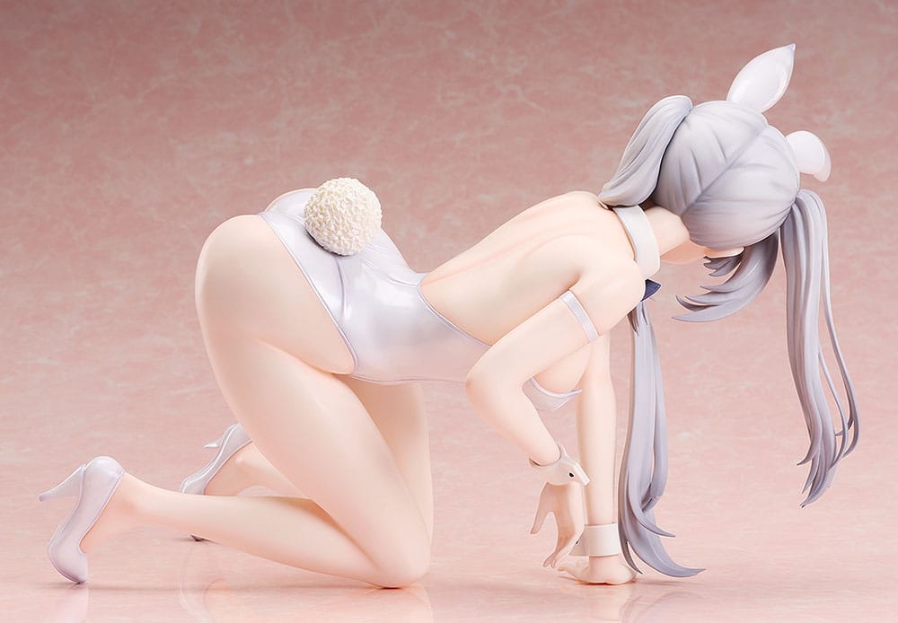 Date A Live: Date A Bullet Statue 1/4 White Queen Bare Leg Bunny Ver. 20 cm