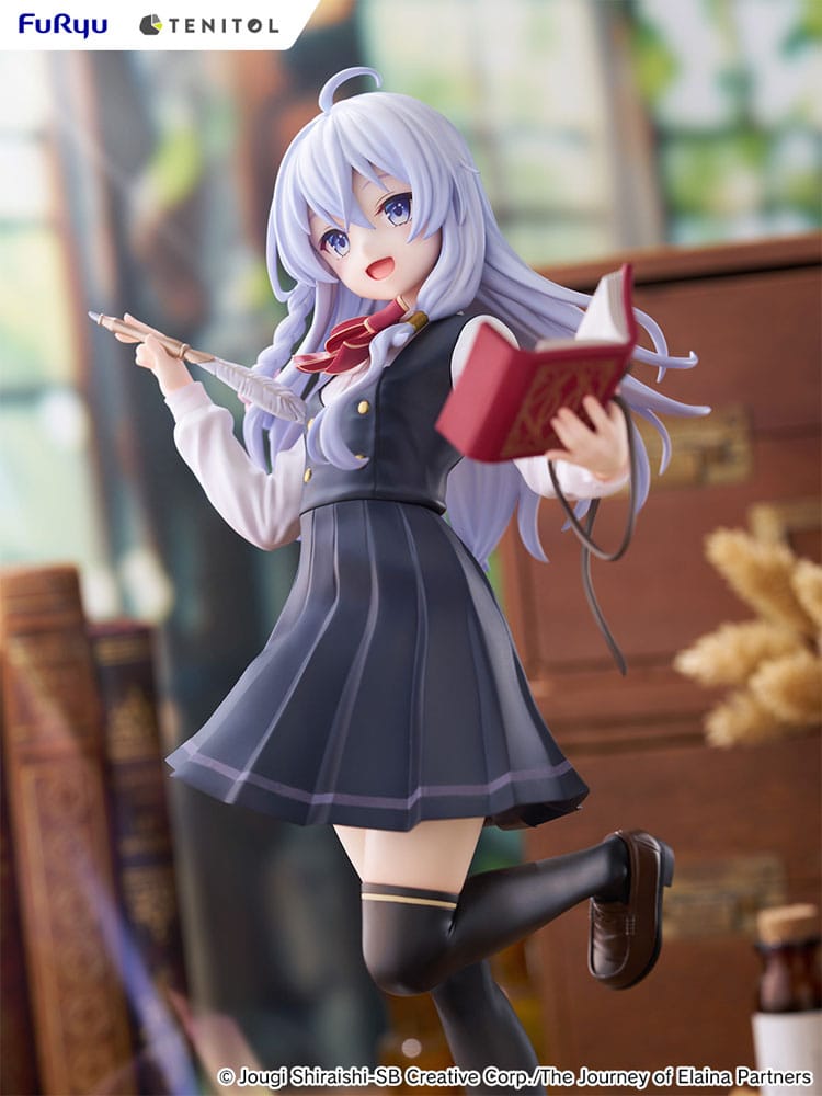 Wandering Witch: The Journey of Elaina Tenitol Tall PVC Statue Elaina School Uniform Ver. 29 cm