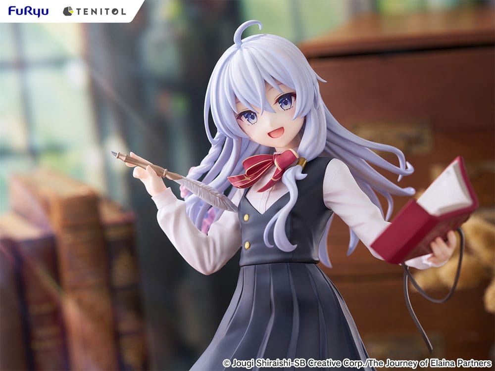 Wandering Witch: The Journey of Elaina Tenitol Tall PVC Statue Elaina School Uniform Ver. 29 cm