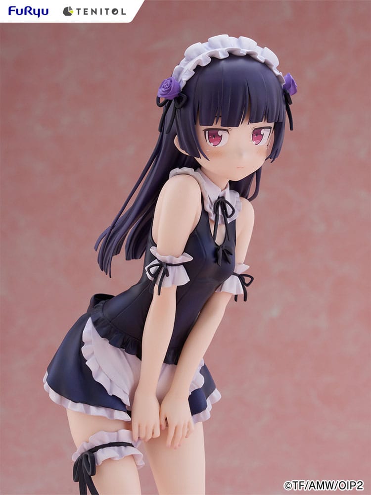 Ore no Imouto ga Konna ni Kawaii Wake ga Nai. Tenitol Tall PVC Statue Kuroneko Swimsuits Maid Ver. 27 cm