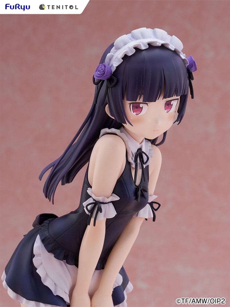 Ore no Imouto ga Konna ni Kawaii Wake ga Nai. Tenitol Tall PVC Statue Kuroneko Swimsuits Maid Ver. 27 cm