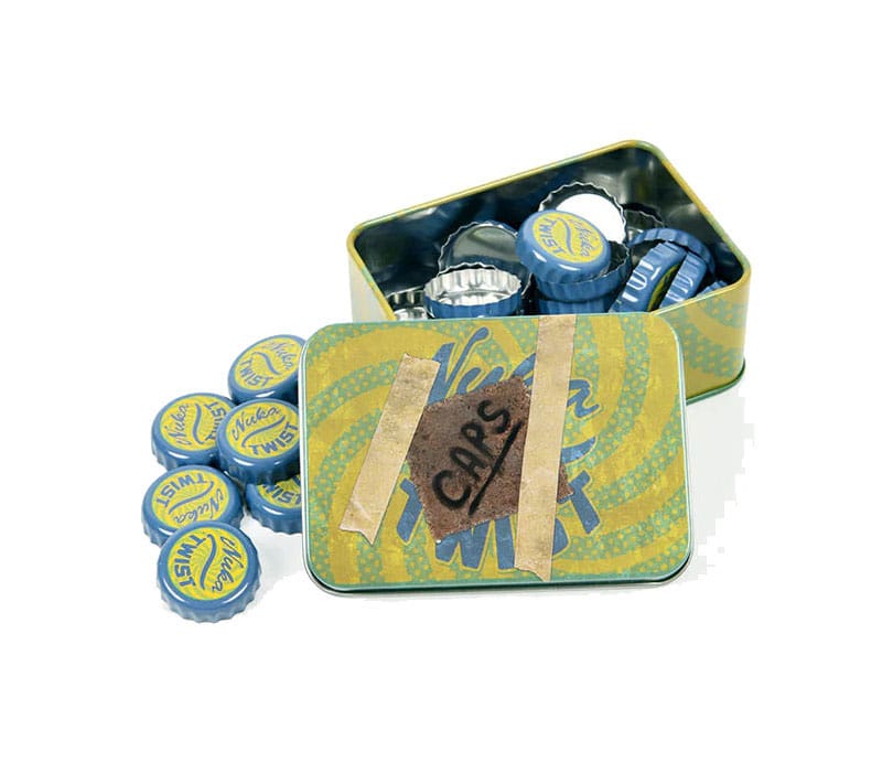 Fallout Bottle Caps Series Replica Collectible Tin