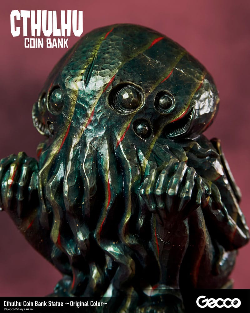 H.P. Lovecraft Cthulhu Mythos Coin Bank Statue Cthulhu (Original Color) 24 cm
