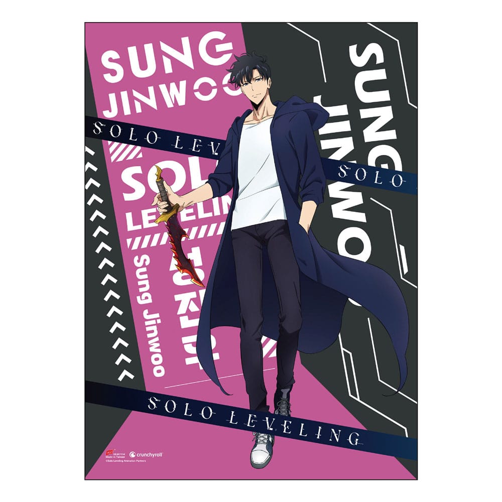 Solo Leveling Wall Scroll Sung Jinwoo S-Rank #1