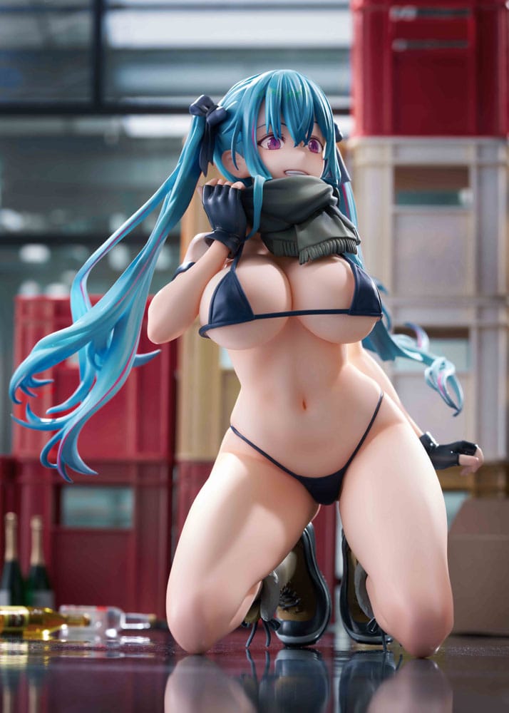 Original Illustration PVC Statue 1/7 Warehouse Aoko Illustration by FreeStyle 16 cm