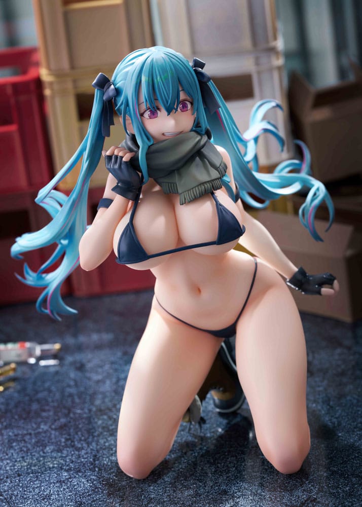 Original Illustration PVC Statue 1/7 Warehouse Aoko Illustration by FreeStyle AmiAmi Limited Edition 16 cm