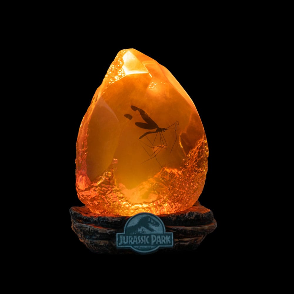 Jurassic Park Lamp with USB-C Amber