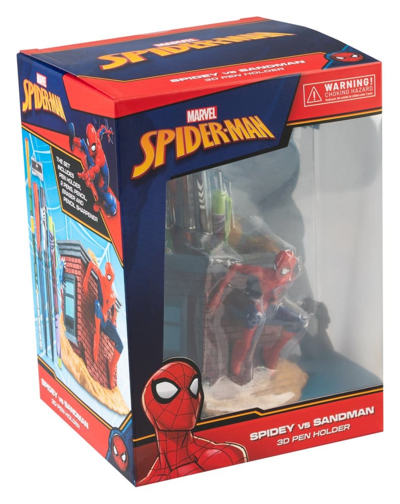 Spider-Man Pen Holder with Stationery Set