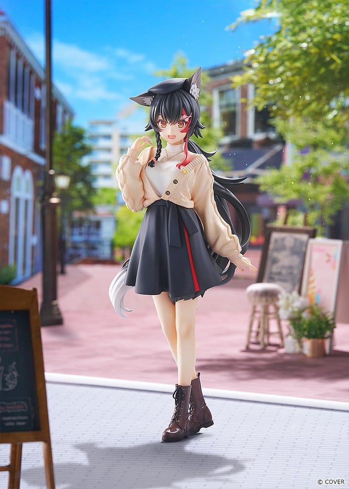 Hololive Production G.S. Collection PVC Figure 1/7 Ookami Mio Date Style - Street Outfit Ver. 24 cm