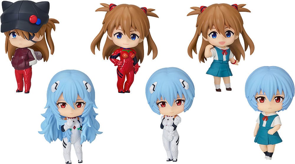 Rebuild of Evangelion Nendoroid Action Figure Surprise Collection Assortment (6) 7 cm