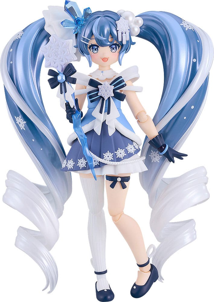 Character Vocal Series 01: Hatsune Miku Figma Action Figure Snow Miku: Crystal Snow Ver. 13 cm