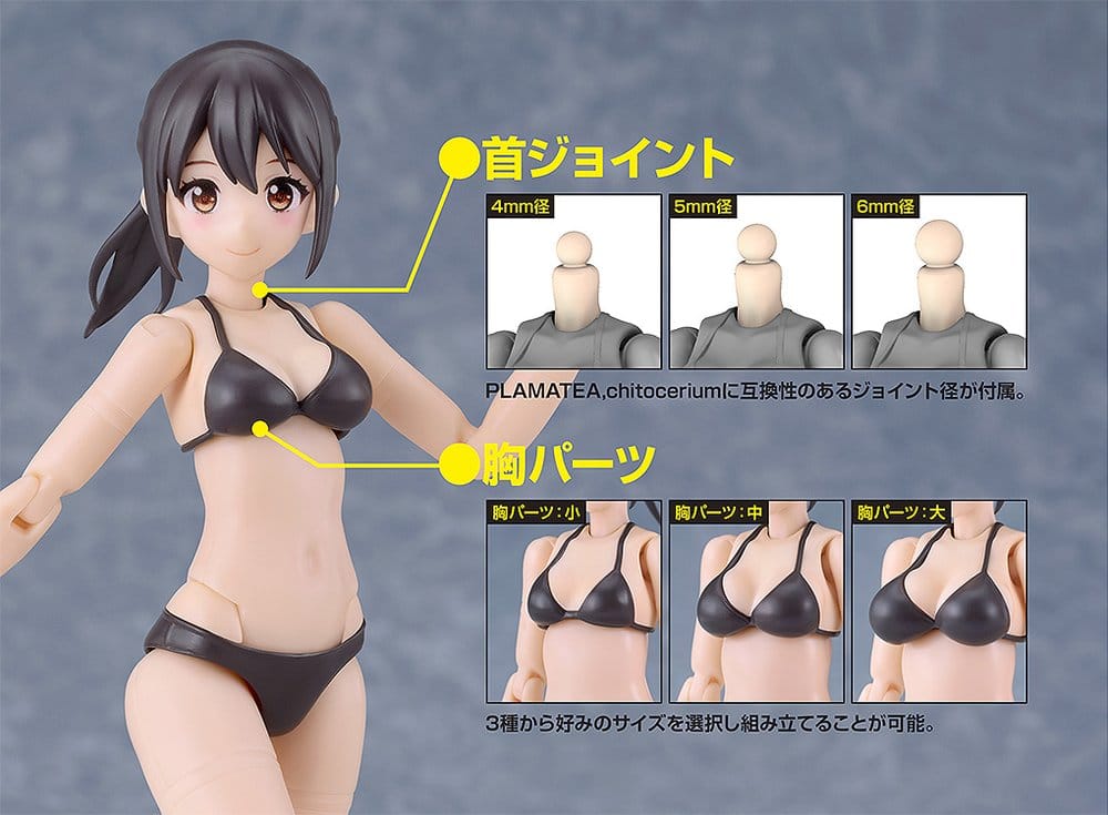 Cutie Honey Nova Plastic Model Kit PLAMATEA Muse Body: Ichika Bikini Ver. A Type 15 cm