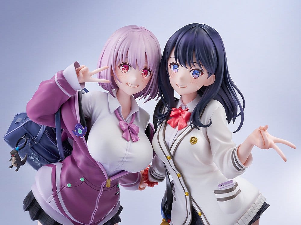 SSSS.Gridman PVC Statues 1/7 2-Pack Rikka Takarada & Akane Shinjo feat. toridamono 22 cm