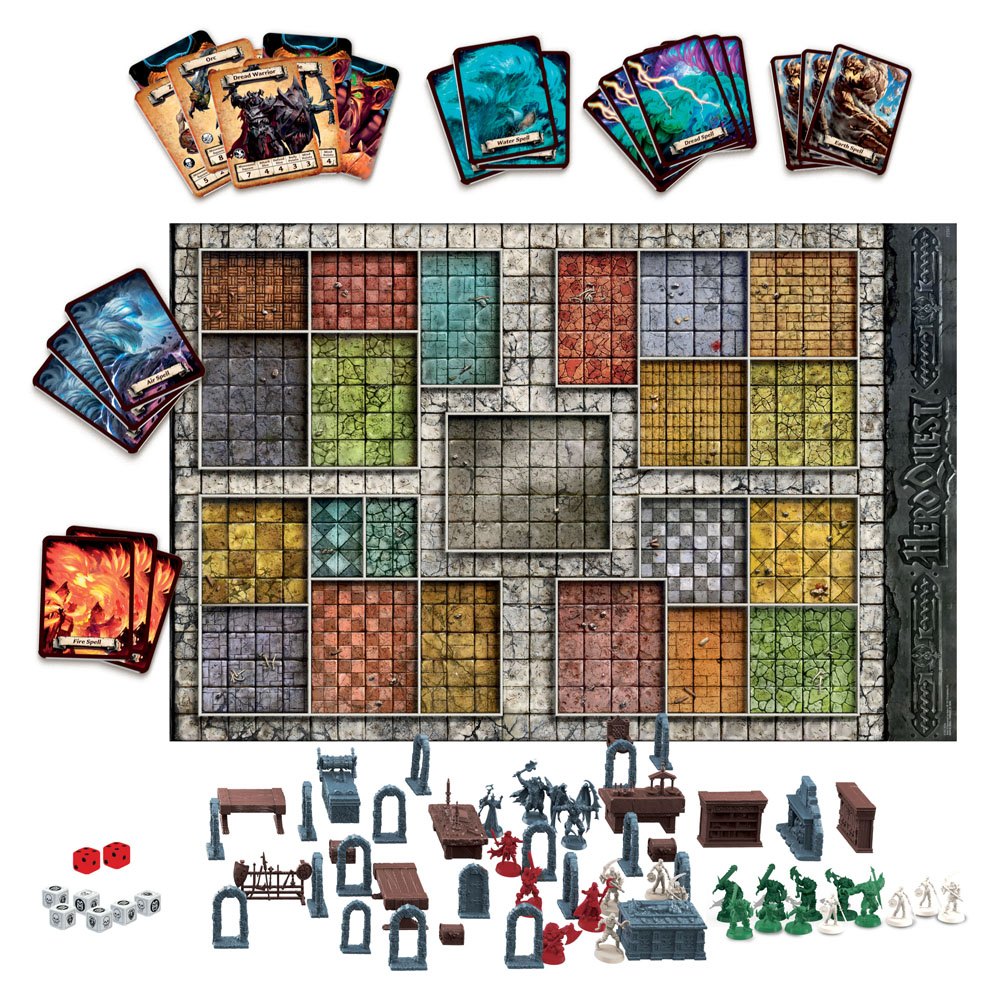HeroQuest Board Game Game System english