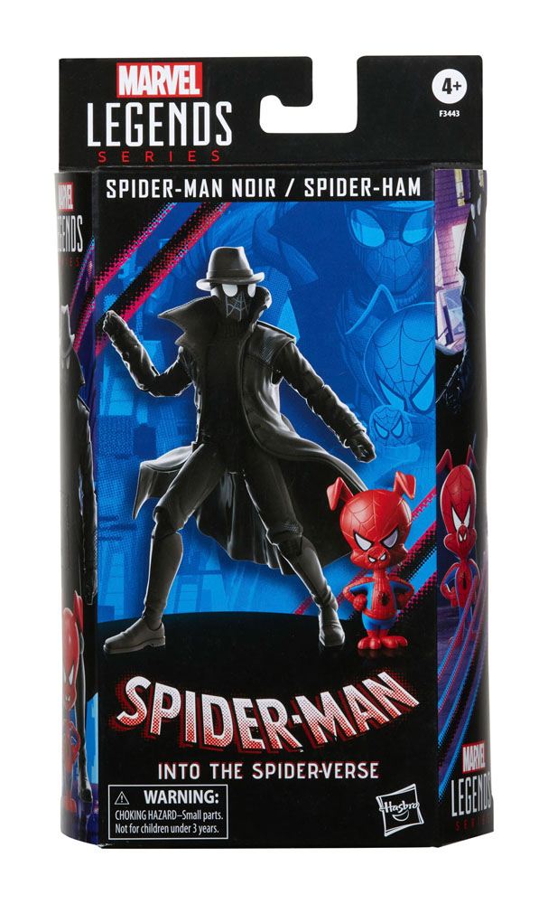 Spider-Man: Into the Spider-Verse Marvel Legends Action Figure 2-Pack 2022 Spider-Man Noir &amp; Spider-Ham 15 cm