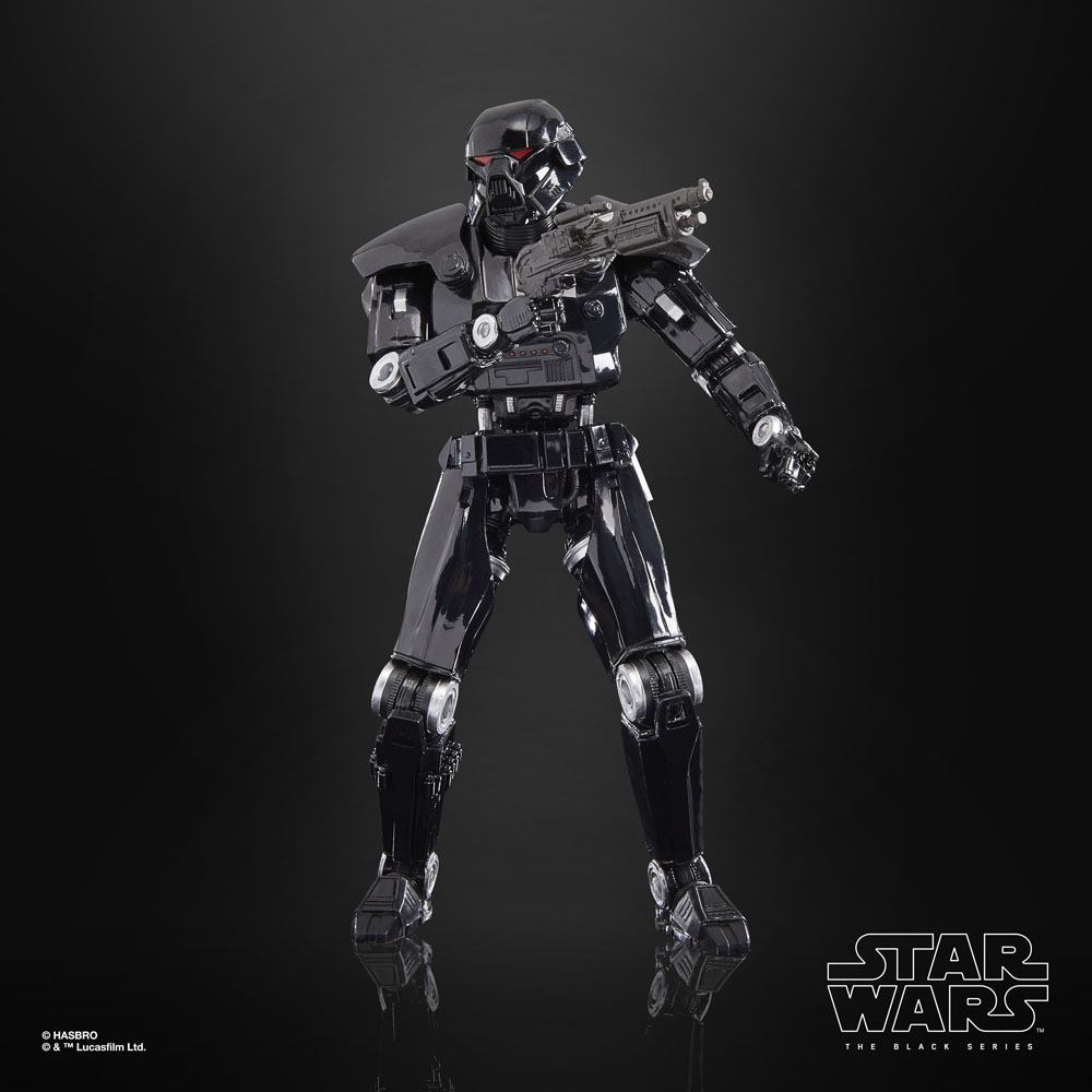 Star Wars: The Mandalorian Black Series Deluxe Action Figure 2022 Dark Trooper 15 cm *Damaged box*