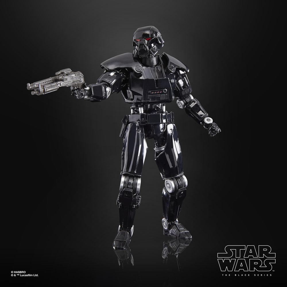 Star Wars: The Mandalorian Black Series Deluxe Action Figure 2022 Dark Trooper 15 cm *Damaged box*