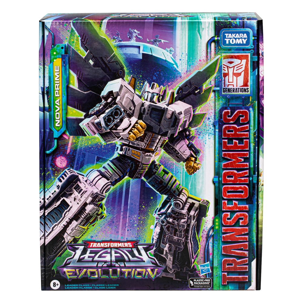 Transformers Generations Legacy Evolution Leader Class Action Figure Nova Prime 18 cm