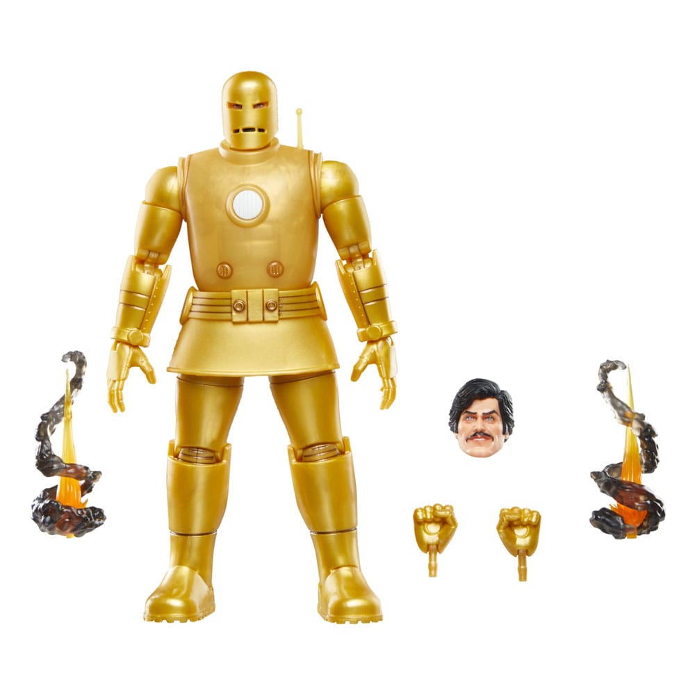 Iron Man Marvel Legends Actionfigur Iron Man (Modell 01-Gold) 15 cm